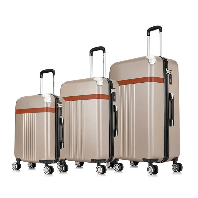 Bagasi Retro ABS Kulit Imitasi