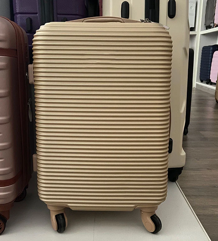 Horizontal Stripe Abs Luggage